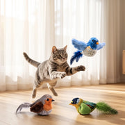 The ChirpCat Flock — Interactive Flying Bird Cat Toy